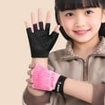 thumbnail image 6 of Kids Fingerless Bike Gloves - Breathable Half Finger Sports Gloves for Cycling, Skating & Outdoor Activities - Non- Grip, Durable & Comfortable - Unisex Youth Gloves for Boys Girls, 6 of 9