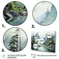 thumbnail image 3 of Designart "Ink Wash China Art painting" China Art Floater Framed Wall Decor, 3 of 7