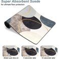 thumbnail image 3 of Dog Food Mat, 12"x19" Boho Dog Mat for Food and Water, Absorbent Dog Cat Bowl Mat Protect Floors, Cute Pet Food Mats for Dog Cat, Anti-Slip Rubber Pet Feeding Mat, Abstract Leaves Pet Placemat, 3 of 6