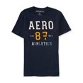 thumbnail image 1 of Aeropostale - Camiseta con adornos de atletismo AERO para hombre, azul, XXL, 1 of 1