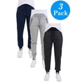thumbnail image 2 of Men's Jogger Sweatpants With Zipper Pockets (3-Pack), 2 of 5