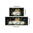 thumbnail image 3 of Taicans Fall Gnome Pumpkin Maple Leaf Doormat Set of 2 - Non-Slip Kitchen Rugs Halloween Thanksgiving Decor Indoor/Outdoor Mats for Front Door,Porch,Bathroom - 15.7x23.6in & 15.7x47in, 3 of 6