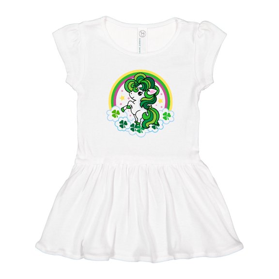 Inktastic Unicorn St Patricks Day Irish Girls Toddler Dress