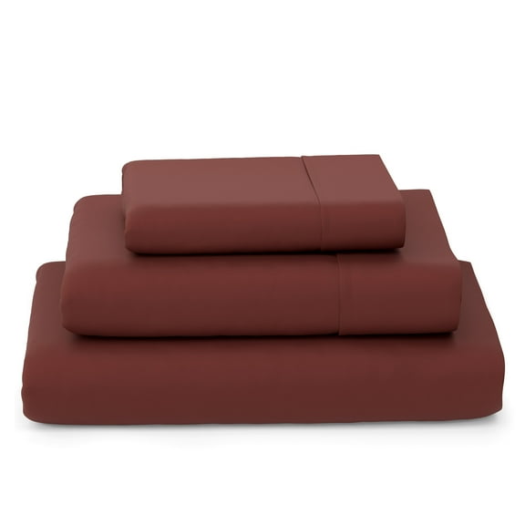 Cosy House Collection Luxury Bamboo Bed Sheet Set - Hypoallergenic Bedding Blend - 3 Piece - Twin XL, Burgundy