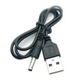 thumbnail image 1 of USB2.0 to DC3.5mm charging cable 5V cable DC charging cable 50cm-black, 1 of 7