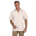 thumbnail image 1 of Harriton Men's Barbados Textured Camp Shirt, 1 of 3