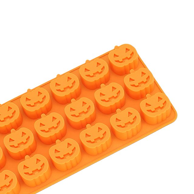 2uds. Molde de silicona para hornear Halloween con bolsa para dulces de chocolate DIY (YH683)