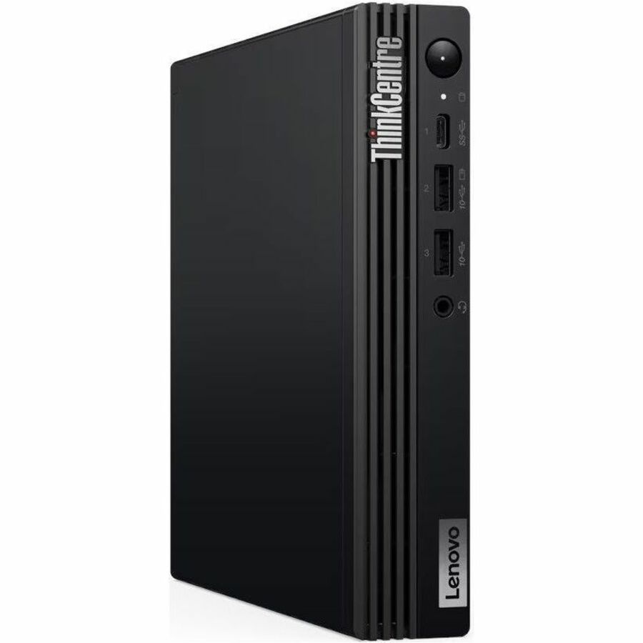 Lenovo ThinkCentre M70q Gen 5 12TD001RUS Desktop Computer - Intel Core i5 14th Gen i5-14400T - 16 GB - 512 GB SSD - Tiny - Black - Intel Q670 Chip - Windows 11 Pro - Intel UHD Graphics 730 DDR5 SDR...