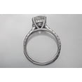 thumbnail image 6 of 2.50 Ct Stunning Round Real Natural Moissanite Diamond Engagement Rings for Women Fine 14K White Gold, 6 of 10