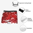 thumbnail image 3 of Kdxio Men's Boxer Briefs with Red Maple Leaf Print - Comfortable and Breathable Underwear for Everyday Wear, 3 of 5