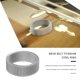 thumbnail image 5 of Sonducket Anillo Unisex Acero Anillo Mujer Hombre Malla Anillo Universal Múltiples Tamaño Mano Pareja Joyería, Blanco, Talla 17 Ropa, zapatos y accesorios Miscelánea blanco dieciocho, 5 of 8