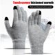thumbnail image 3 of Accesorios para bicicletas Guantes de punto con dedos completos para hombre y mujer mitones cálidos para pantalla táctil para bicicleta color gris JShteea El nuevo, 3 of 6