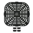 thumbnail image 1 of Fryer Crisper Plate,Square 24x23cm Fryer Replacement Fryer Replacement Parts Fryer Replacement Grill Pan High-Precision Functionality, 1 of 8
