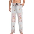 thumbnail image 4 of Happy Enjoy Pig Ghost Pajama Pants, Men's Lounge Pants Light with Drawstring and Pockets, Christmas New Year Birthday Father's Day Gifts, X-Large, 4 of 7