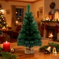thumbnail image 4 of Artificial Mini Christmas Tree, Tabletop Mini Christmas Tree with Linen Base for Christmas Decorations Indoor Home Kitchen Dining Table, Christmas Winter Home Living Room Shops Restaurant (16inch), 4 of 5