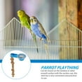 thumbnail image 3 of LEEYNEER Parrot Perch Suction Cup Stand Bird Window Toy Stands Birdcage, 3 of 8