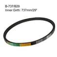 thumbnail image 3 of Cinturones de transmisión de goma negra Uxcell B737/B29 Drive V Belt Inner Girth 1 pieza, 3 of 5