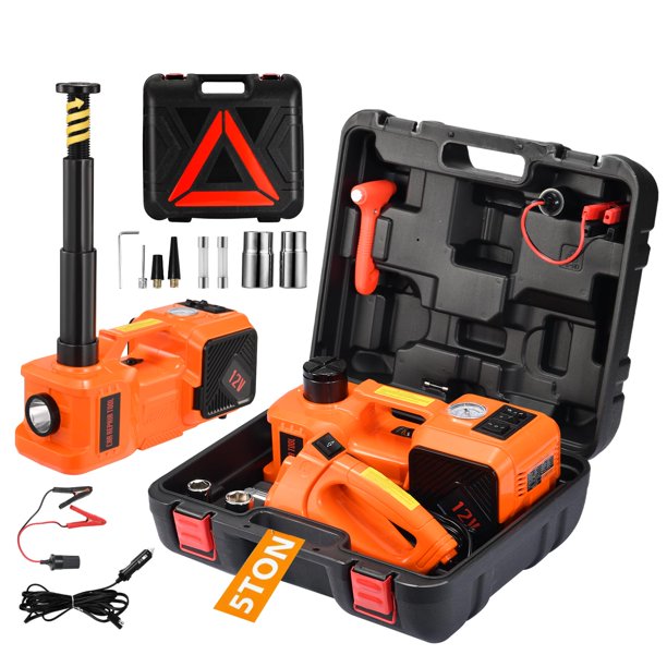 Kit de enchufes hidráulicos para coche eléctrico de 5 toneladas y 12 V con llave de impacto