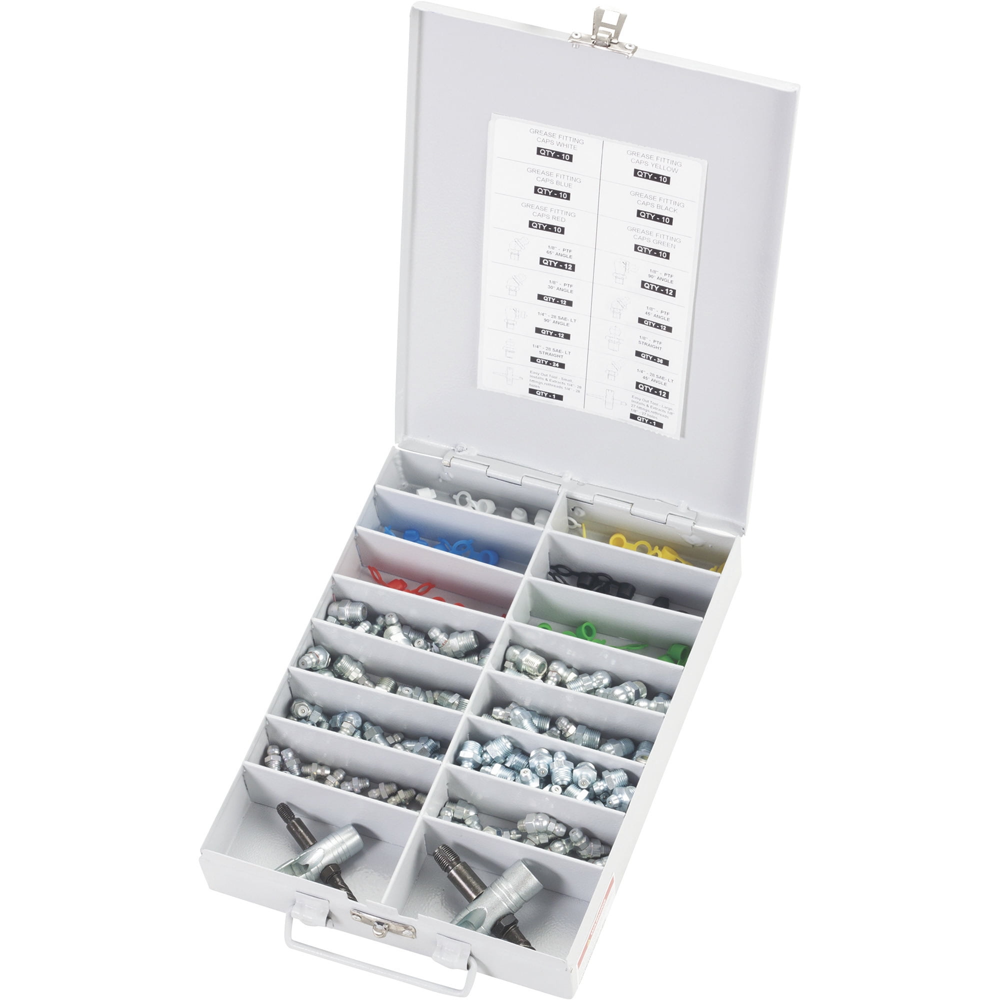 Roughneck Grease Fitting Kit, SAE, 194-Pc.