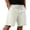 (Casual 132)Beige, variant on Mens Shorts Solid Color Breeches Summer Casual Fashion Sports Elastic Waist Drawstring Pocket Short Pants