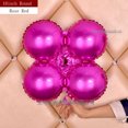 thumbnail image 1 of Lote de 100 globos de aluminio con forma de coón y redondos, arqueados para puerta, de 18 puldas, para des evtos, fiestas y festivales., 1 of 6