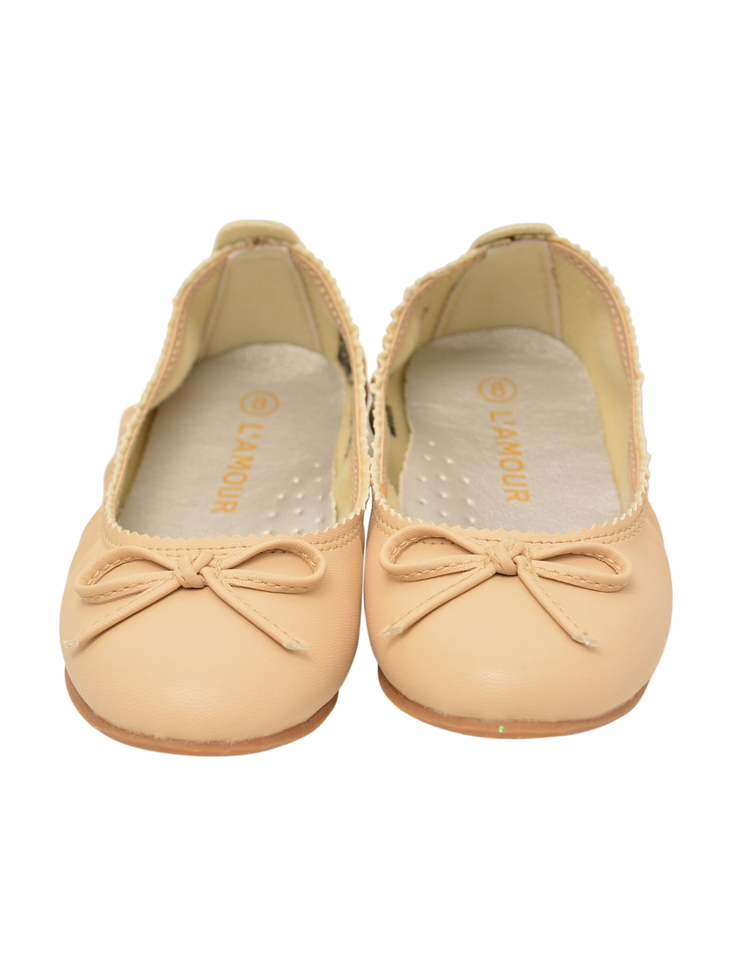 Girls cream ballet shoes Clearance