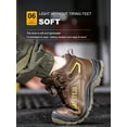 thumbnail image 6 of Men’s Waterproof Steel Toe Work Boots Anti-pierce Leather Safety Shoes Lightweight Nonslip Construction Sneakers Industrial Outdoor Shoes, 6 of 9