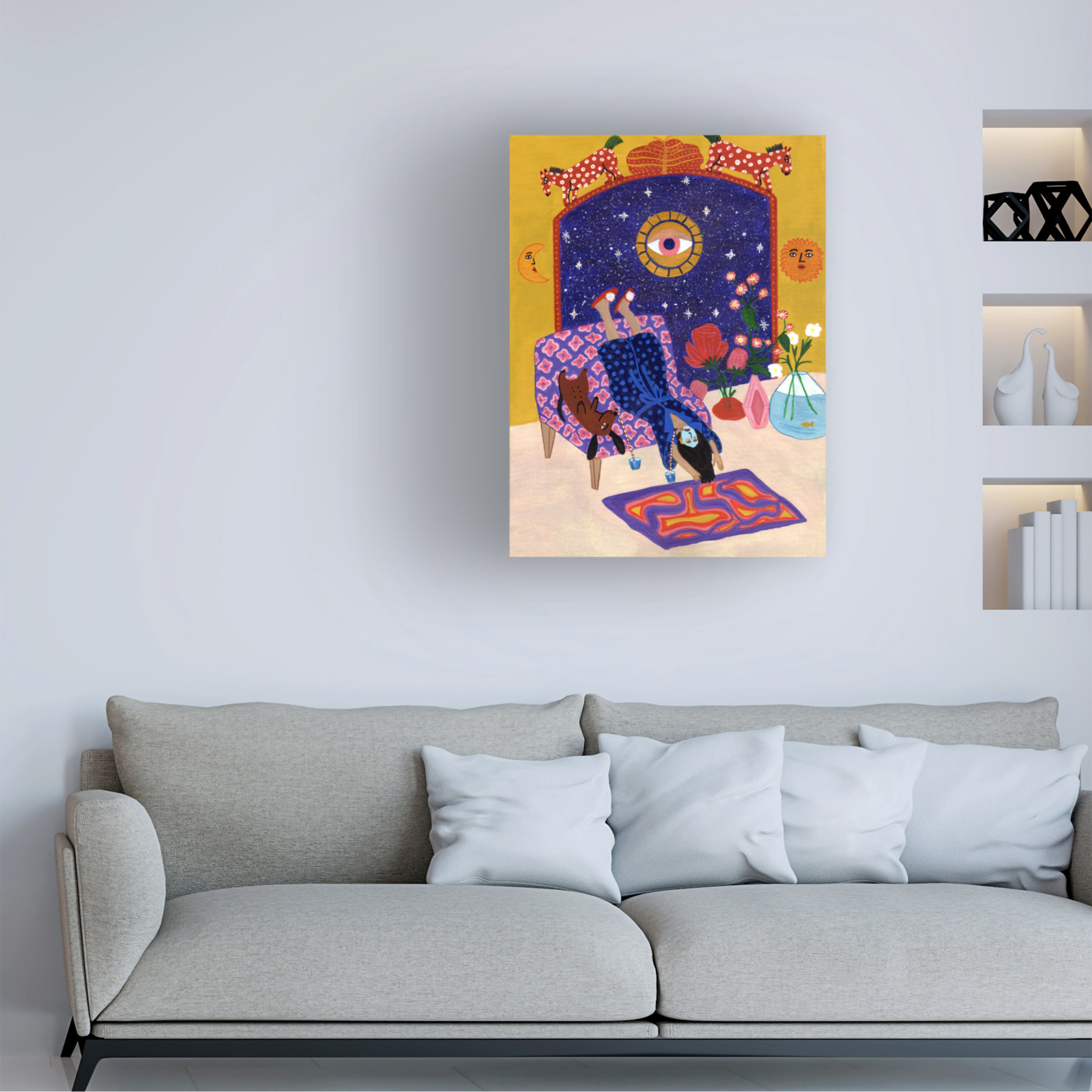 Trademark Fine Art Jota de jai Day off from office Canvas Wall Art