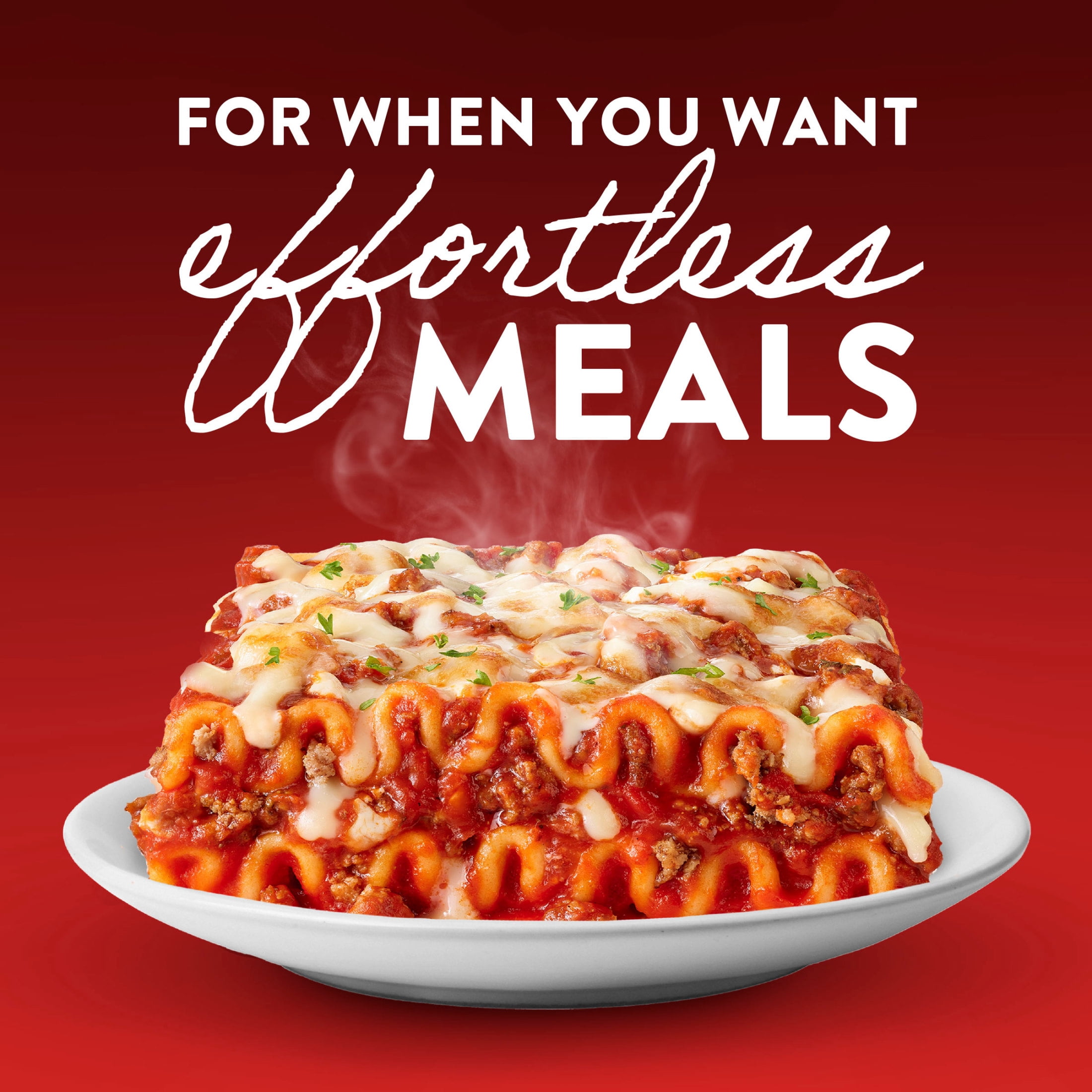 Stouffer's Lasagna with Meat & Sauce, Single Serve, Frozen Entrees for One, Ready to Cook Easy Dinners, Protein Frozen Meals 10.5 oz
