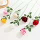 thumbnail image 3 of 6 piezas, paquete mixto de rosas, Día de San Valentín, flores artificiales, flores de boda, decoración de paisajismo de pared, rosas artificiales, 3 of 12