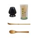 thumbnail image 2 of Juego de batidores Matcha, juego de Matcha japonés, accesorios para el té, vajilla para salón de té, utensilios para té japoneses hechos a mano, juego negro, 2 of 9
