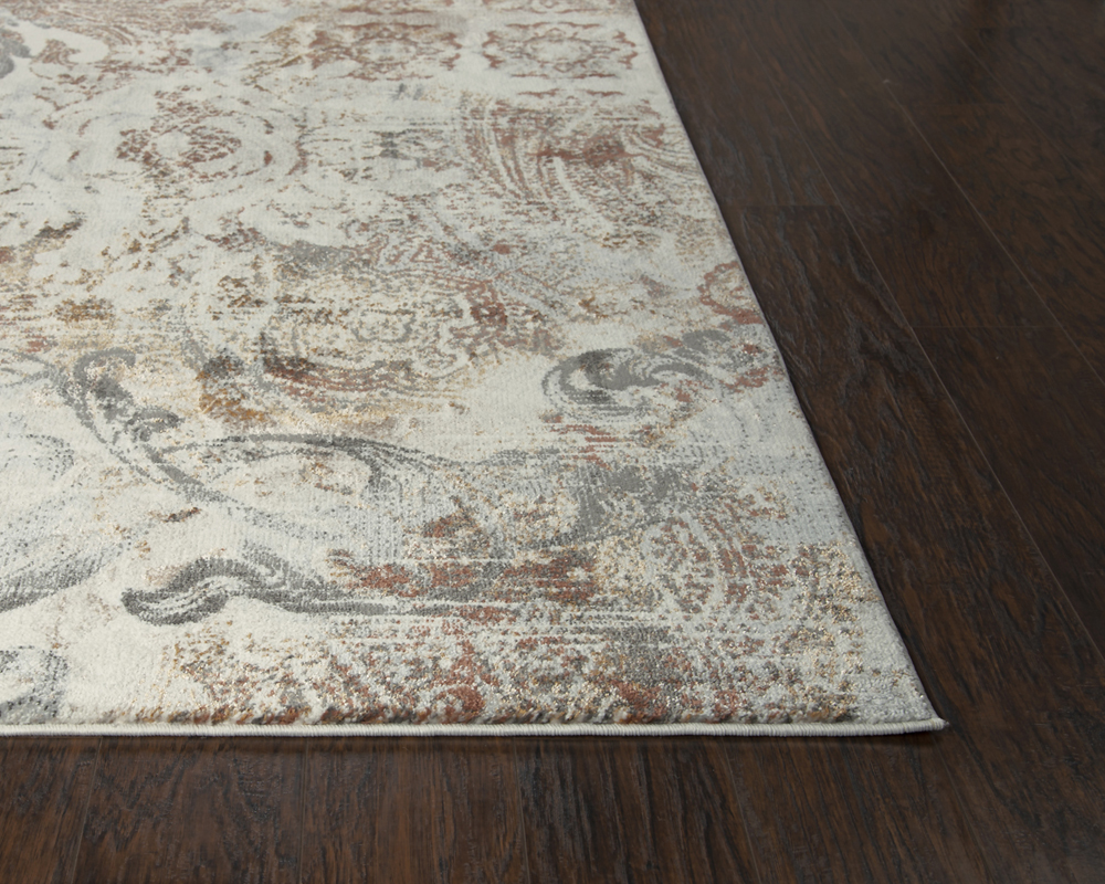 Rizzy Rugs Bristol Area Rug BRS112 Beige Faded Shaded 2' 7" x 8' Rectangle
