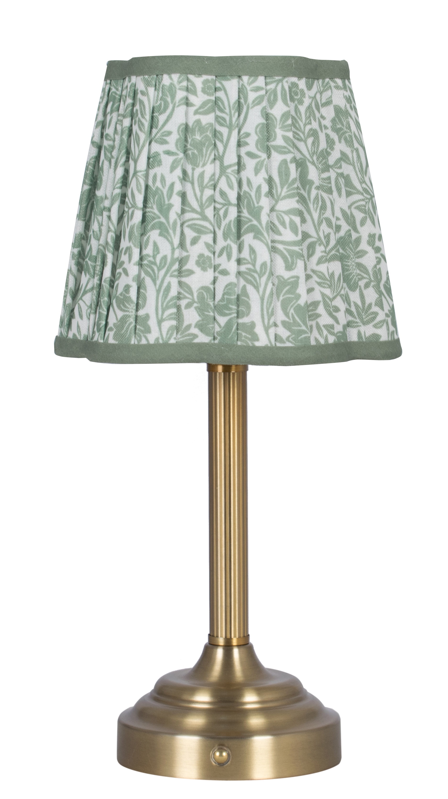 Better Homes & Gardens 13"  Rechargeable Portable Lamp with Floral Shade