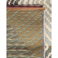 thumbnail image 3 of Unique Loom Outdoor Modern Collection Area Rug - Strata (2' x 6' 1" Runner Gray/Ivory), 3 of 9