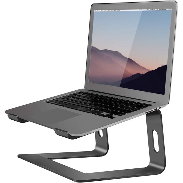 Support pour Ordinateur Portable en Aluminium Compatible avec Apple Mac MacBook Air Pro 10 à 15,6 Pouces Support Ergonomique pour Ordinateur Portable (Rose)
