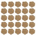 thumbnail image 1 of Unique Bargains Wax Seal Stickers, 50 Pcs Embossed Self Adhesive Good Luck Sticker, Retro Gold, 1 of 5