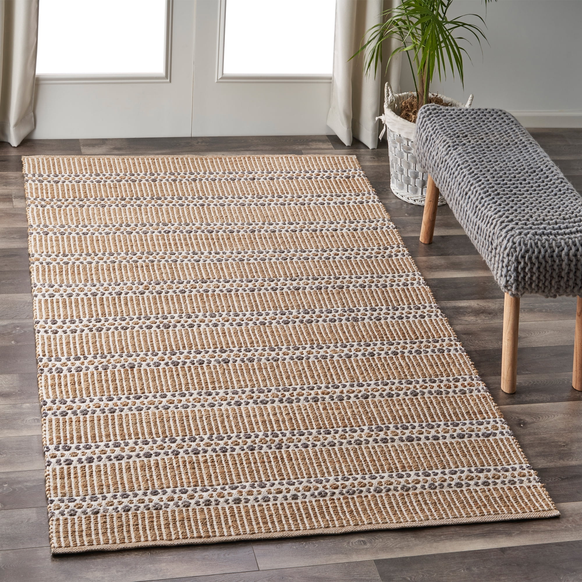 Lr Home Geometric Hand-Made Area Rug, 10' x 8'