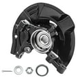 thumbnail image 2 of Detroit Axle - 2.0L Front Right Steering Knuckle for 2011 2012 2013 Hyundai Sonata, Passenger Side Steering Knuckle & Wheel Bearing Hub Assembly, 2 of 8