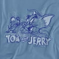 thumbnail image 2 of Tom And Jerry T-Shirt Sketchy Unisex Graphic Tee For Men & Women, 2 of 7