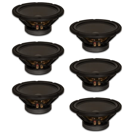 6 Goldwood Sound GW-10PC-4 Heavy Duty 4ohm 10  Woofers 400 Watts each Replacement Speakers price history on PriceWatchPro