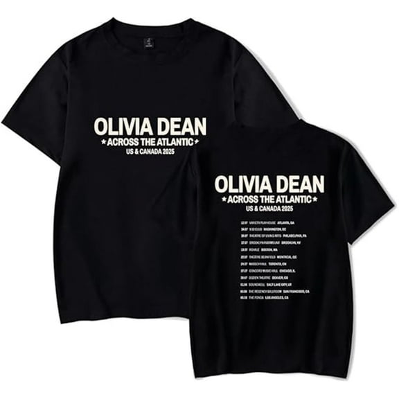 Olivia Dean Merch T-shirt new pure cotton short sleeved unisex summer retro casual street wear