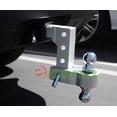 thumbnail image 2 of Aluminum Adjustable Tow Hitch with Dual Ball, 6" Drop/Raise, for Most Vehicles, 2 of 3