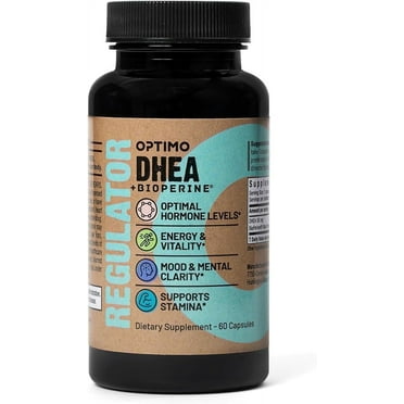 DHEA 50mg Optimo Hormone Supplement for Men and Women 60 Capsules