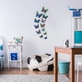 thumbnail image 1 of Dvkptbk Autocollant Mural 12 Pcs Autocollants Muraux Décorations Maison Double Couche Décor Coloré Maison en Liquidation, 1 of 2