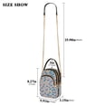 thumbnail image 2 of FORMRS Crossbody Bag for Women Quilted Travel Shoulder Cell Phone Purse with Chain Strap Handbag, Small Pink Flower, 2 of 7