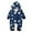 YR414 Blue, variant on CONZONE Christmas Matching Family Pajamas Sets Xmas Snowflake Graphic Romper Jumpsuit Pj Set for Family Soft Warm Holiday Party Homewear Loungewear Sets for Men Women And Kids