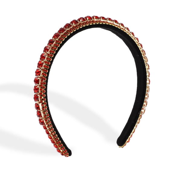 Unique Bargains Decor Hairbands for Women Daily Wear Birthday Parties Red