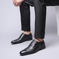 thumbnail image 4 of Zapatos brogue de corte bajo con cordones para uso formal, informal, cómodo y profesional para hombres Wmkox8yii 123q2367, 4 of 5