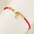 thumbnail image 5 of SKQIT Initial Bracelets for Women Men Initial A-Z Heart Letter Charm Bracelets Handmade Adjustable Rope Bracelets for Teen Girls Boy Mom Birthday Gifts, 5 of 6