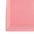 thumbnail image 5 of Yowos Corner Bookshelf, 5 Tier Modern Wall Shelf Bookcase Wavy Small Storage Rack Stylish Accent for Small Space, Plant Stand, Pink, 5 of 9